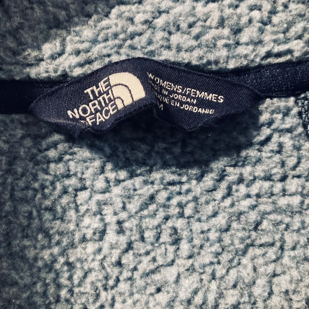 The North Face Crescent Sunset Full-Zip Fleece Jacket in Blue- Size M - Picture 3 of 6